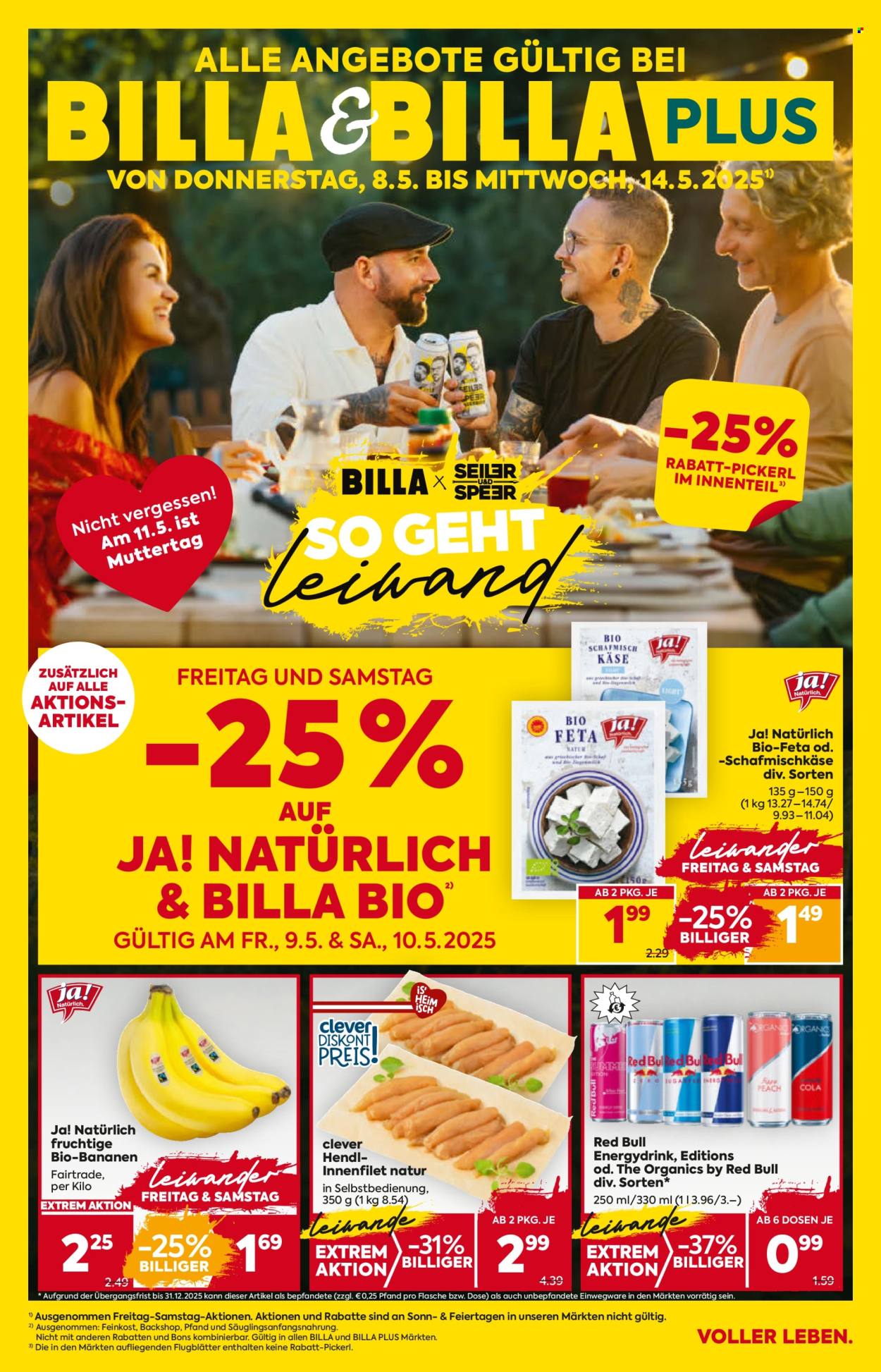 Angebote Billa - 8.5.2025 - 14.5.2025. Seite 1