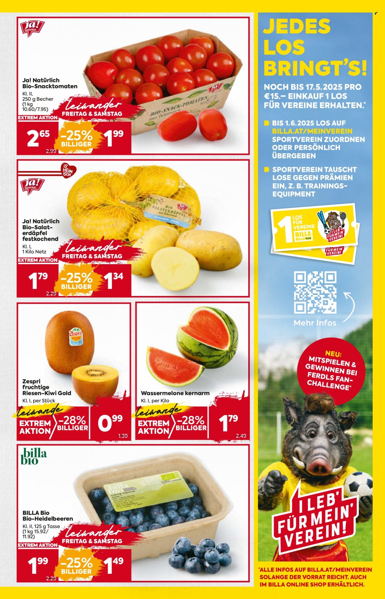 Angebote Billa - 8.5.2025 - 14.5.2025. Seite 1