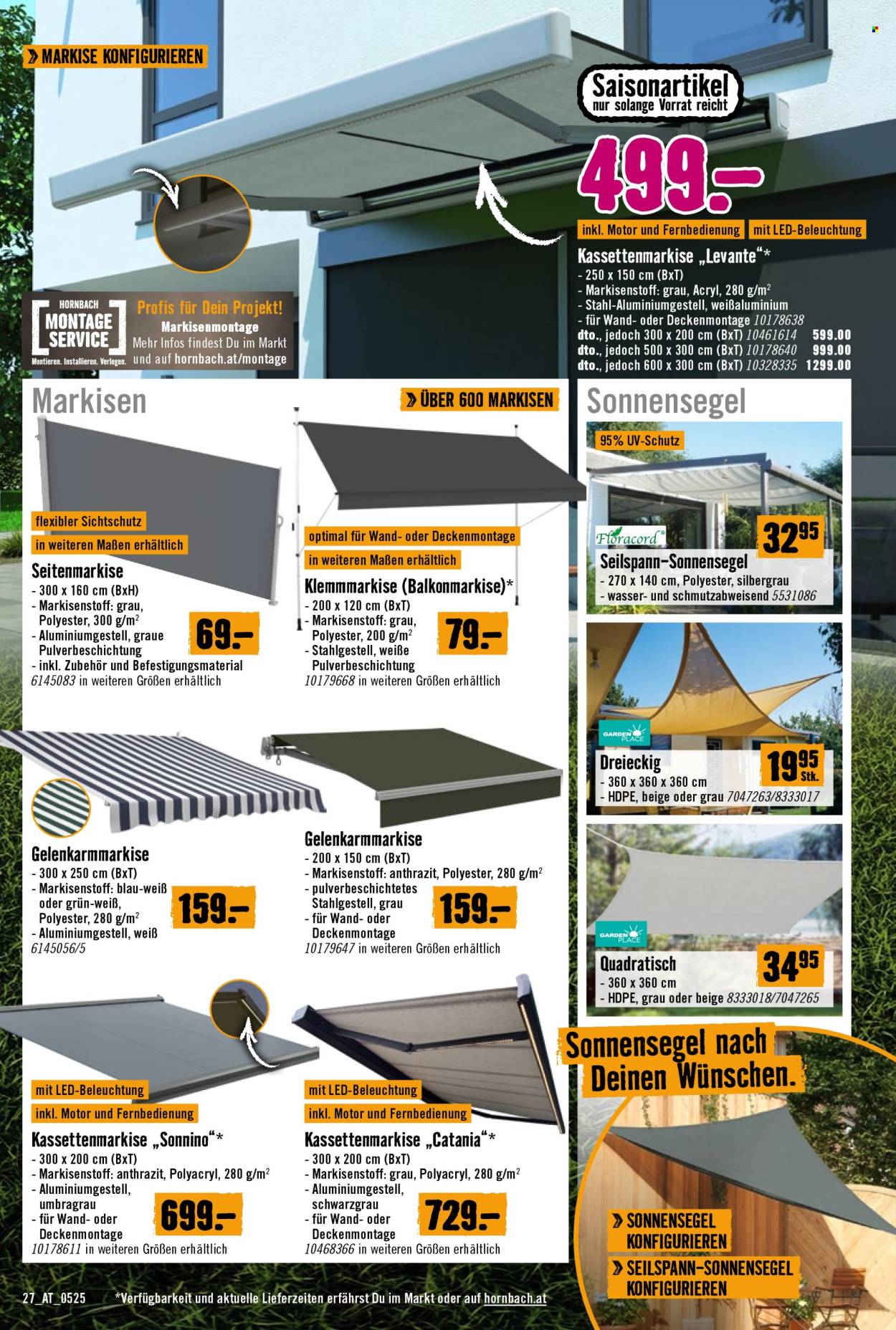 Angebote Hornbach - 8.5.2025 - 4.6.2025. Seite 1