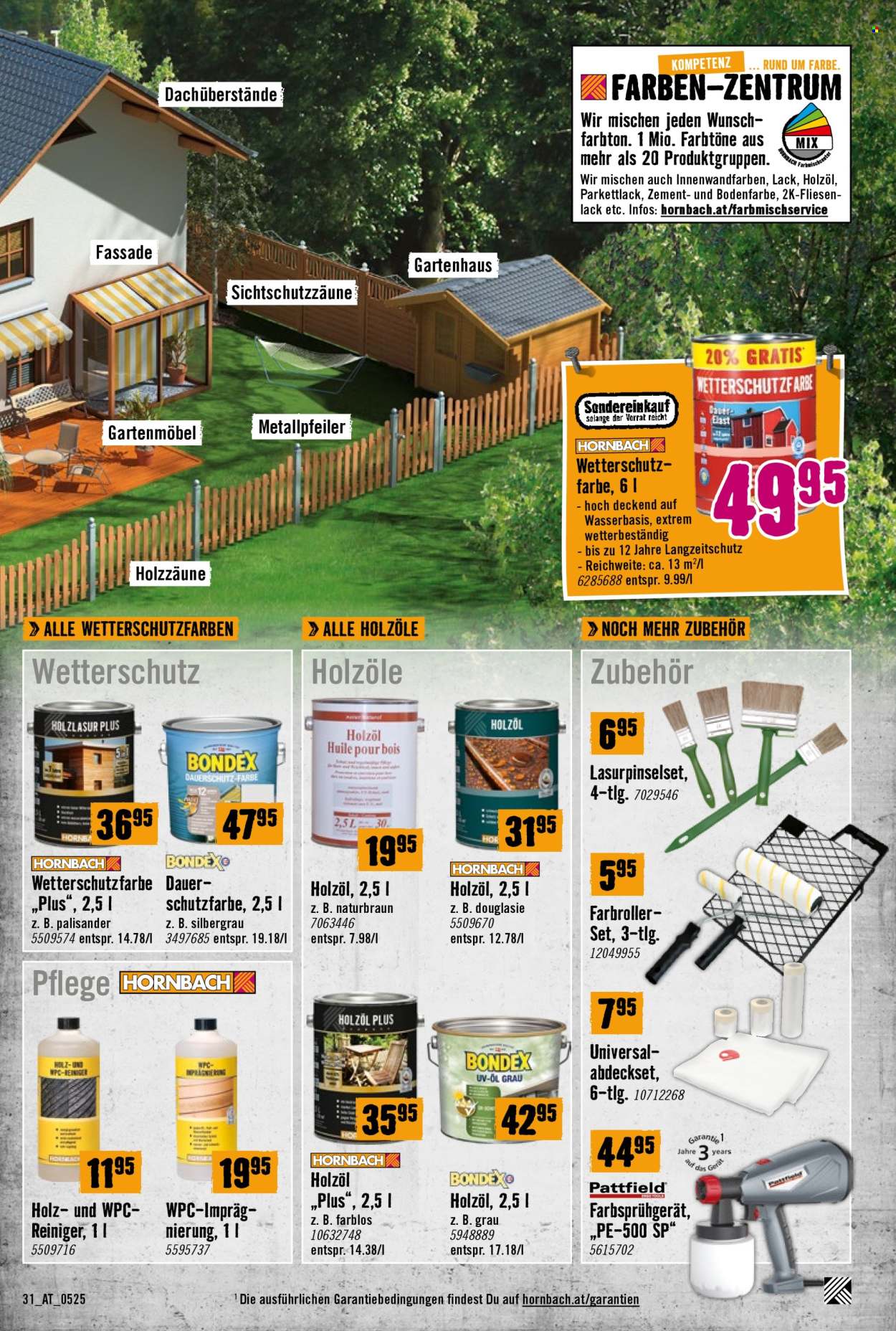 Angebote Hornbach - 8.5.2025 - 4.6.2025. Seite 1