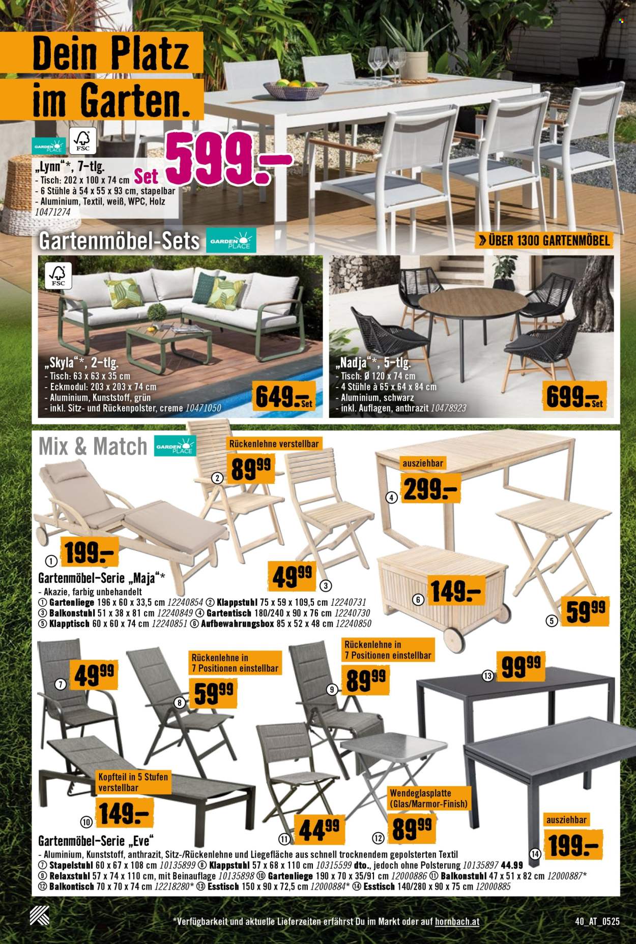Angebote Hornbach - 8.5.2025 - 4.6.2025. Seite 1