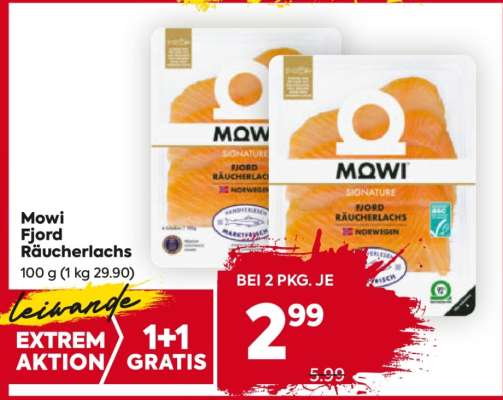 Mowi Fjord Räucherlachs