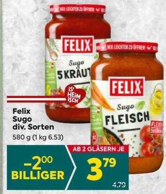 Felix Sugo div. Sorten