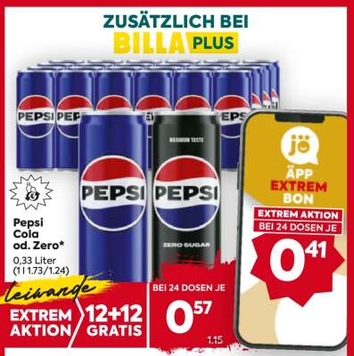 PEPSI COLA od. ZERO