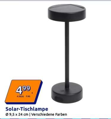 Solar-Tischlampe