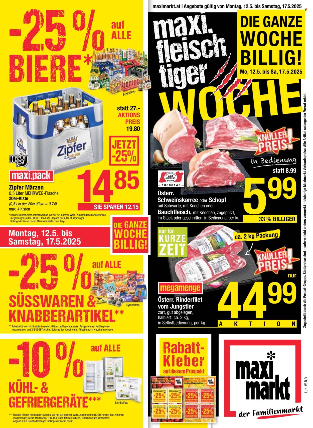 Angebote Maximarkt - 12.5.2025 - 17.5.2025. Seite 1