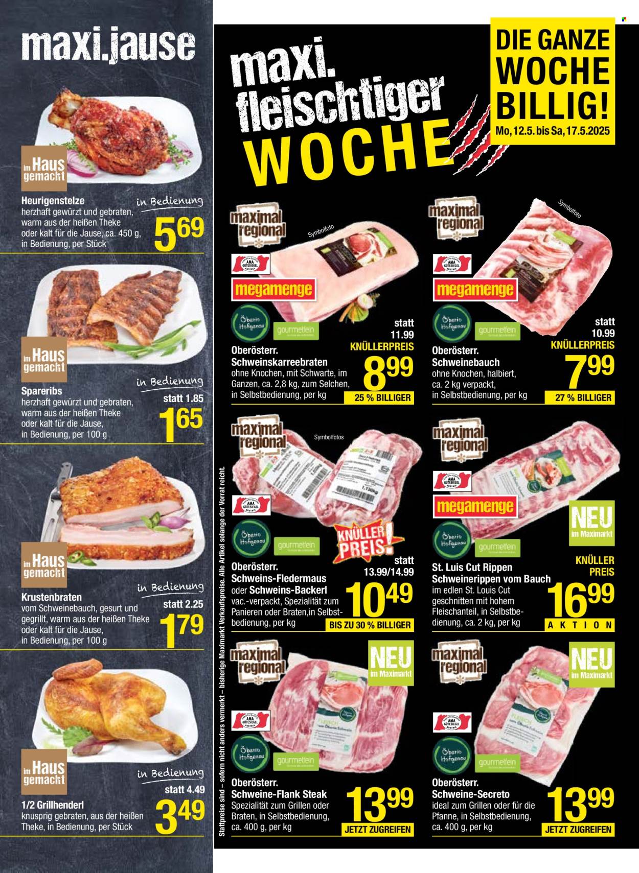 Angebote Maximarkt - 12.5.2025 - 17.5.2025. Seite 1