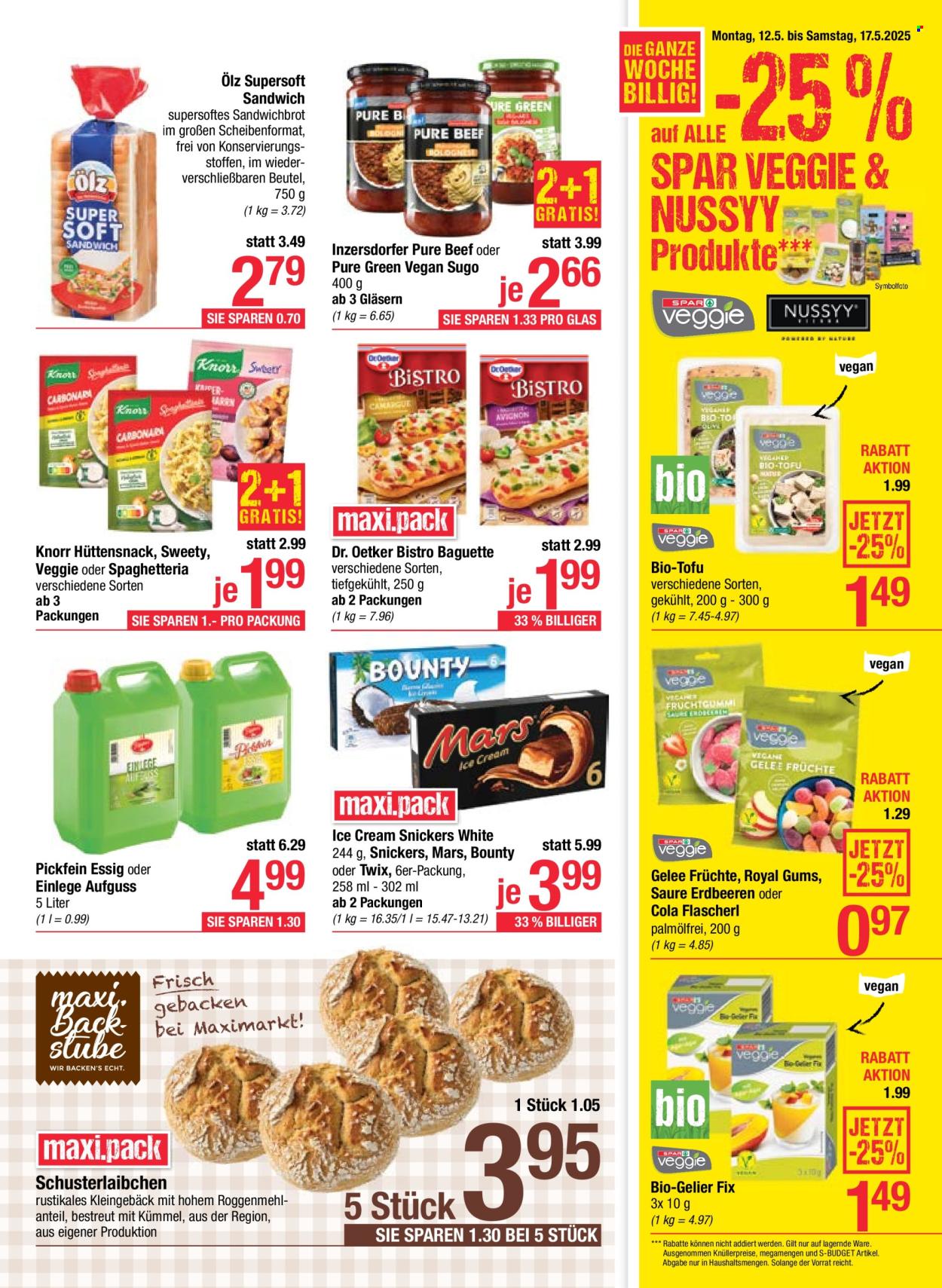 Angebote Maximarkt - 12.5.2025 - 17.5.2025. Seite 1