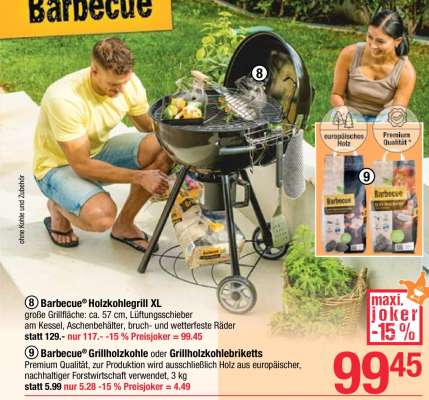 Barbecue® Holzkohlegrill XL