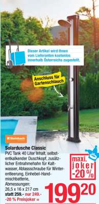Solardusche Classic