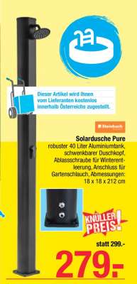 Solardusche Pure