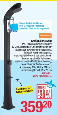 Solardusche Split