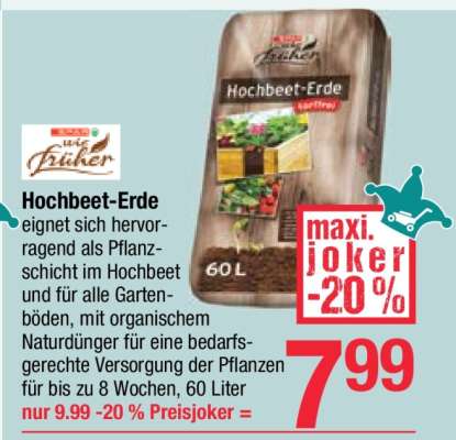 Hochbeet-Erde