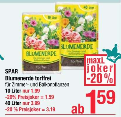 SPAR Blumenerde torffrei