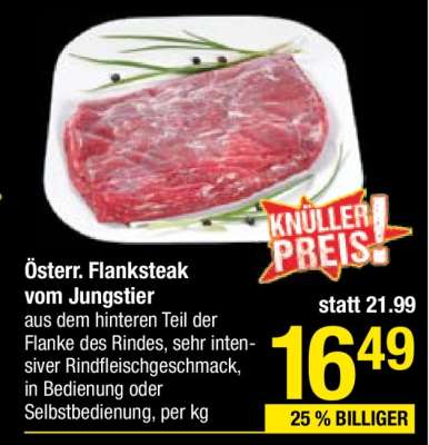 Österr. Flanksteak vom Jungstier
