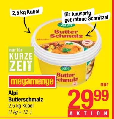 Alpi Butterschmalz