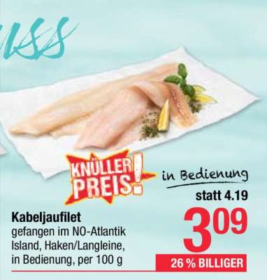 Kabeljaufilet