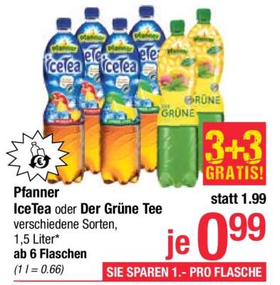 Pfanner IceTea oder Der Grüne Tee