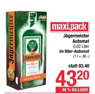 JÄGERMEISTER AUTOMAT