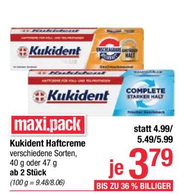 Kukident Haftcreme