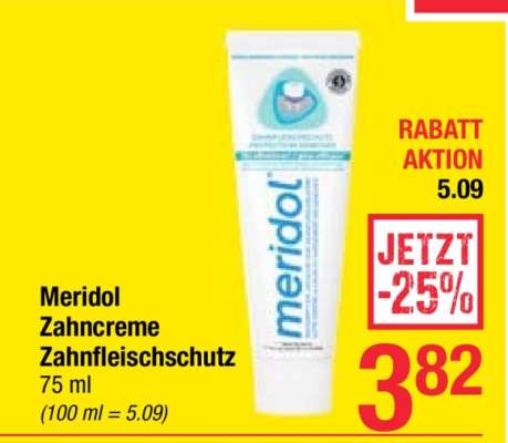 Meridol Zahncreme Zahnfleischschutz