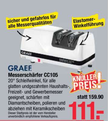 GRAEF Messerschärfer CC105