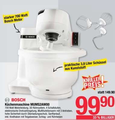 Küchenmaschine MUMS2AW00