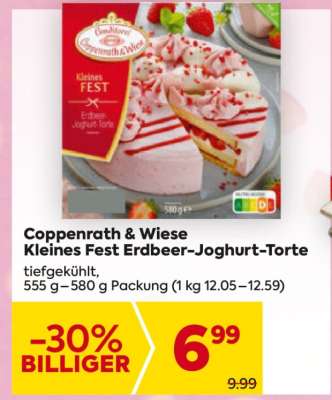 Coppenrath & Wiese Kleines Fest Erdbeer-Joghurt-Torte