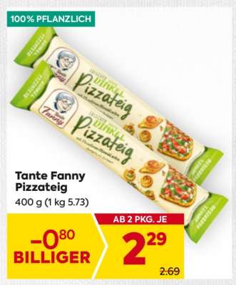 Tante Fanny Pizzateig