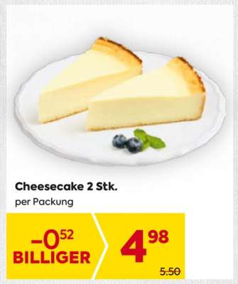 Cheesecake 2 Stk.