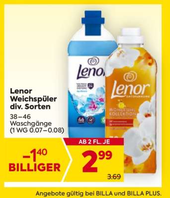 Lenor Weichspüler div. Sorten
