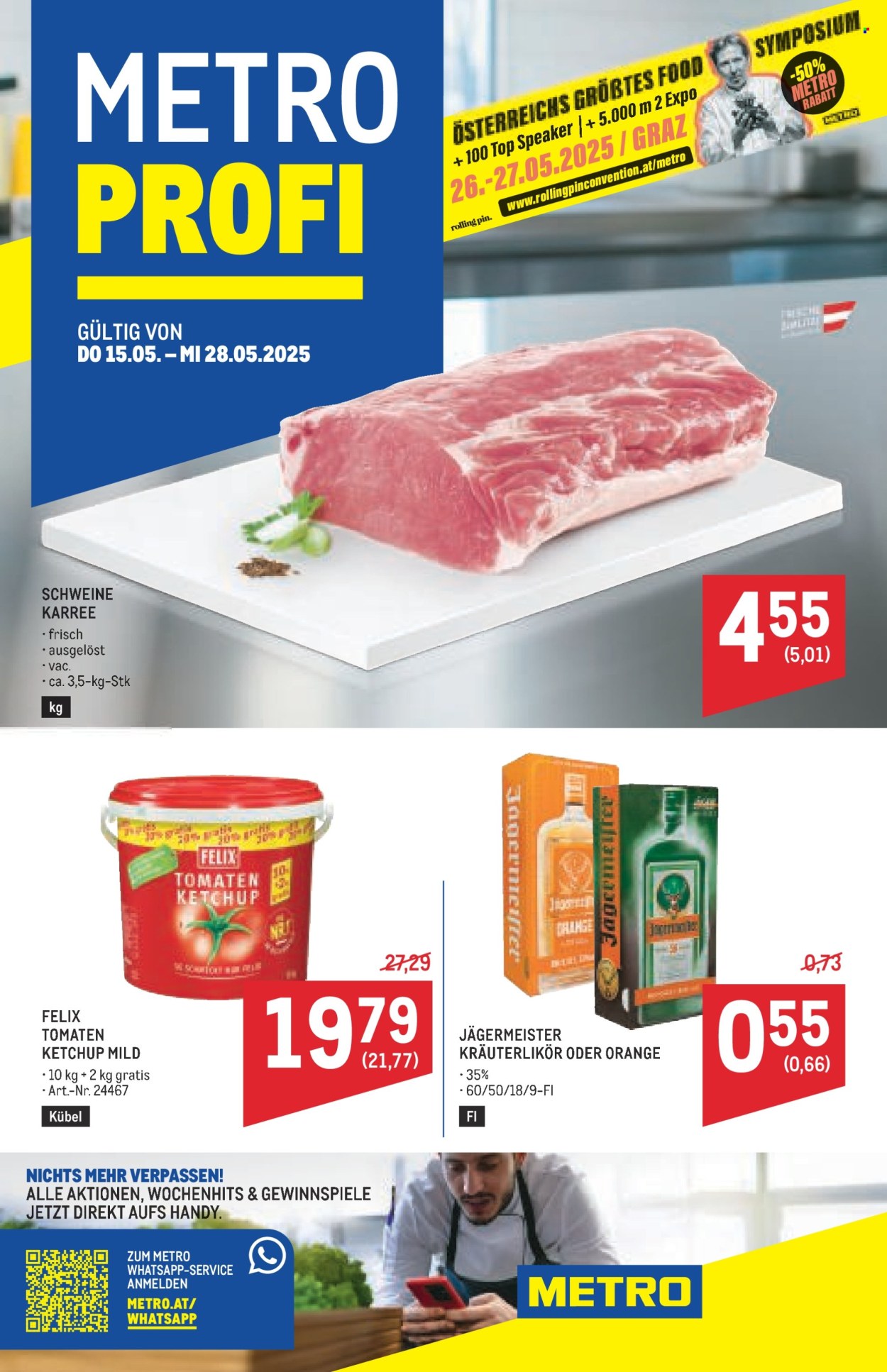 Leták Metro - 15.5.2025 - 28.5.2025. Strana 1