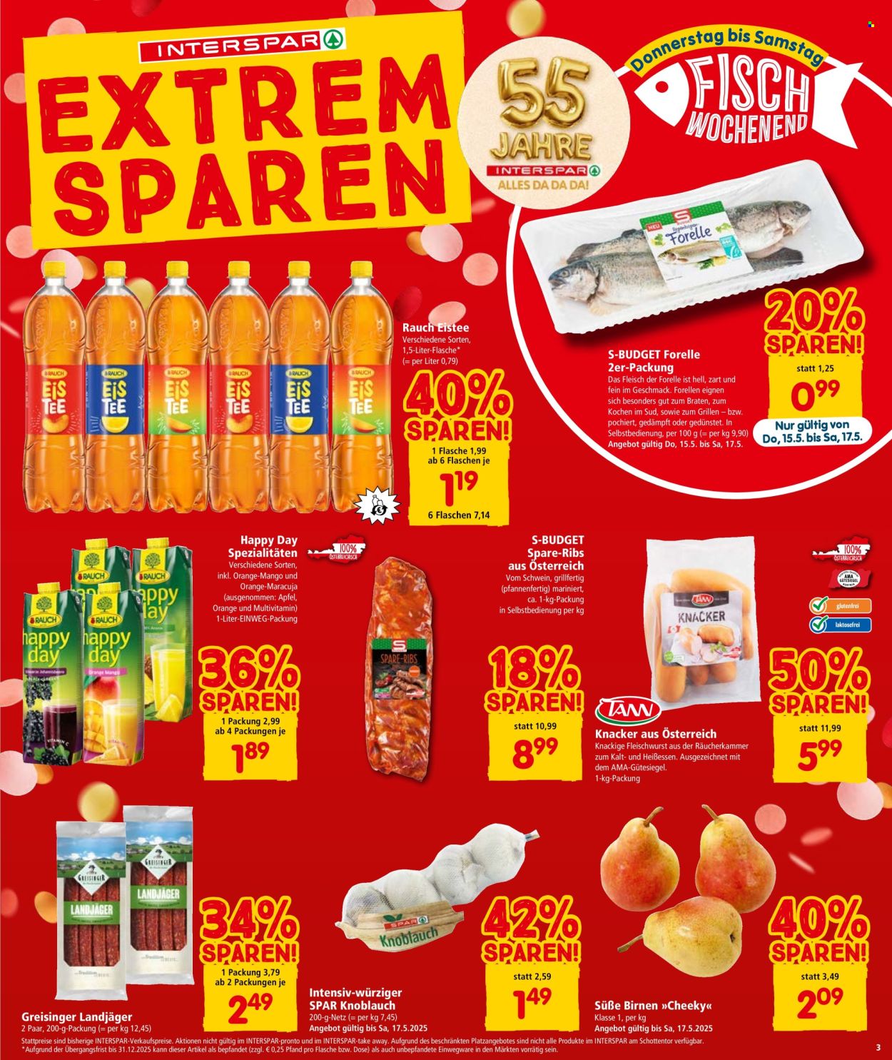 Leták INTERSPAR - 15.5.2025 - 21.5.2025. Strana 3