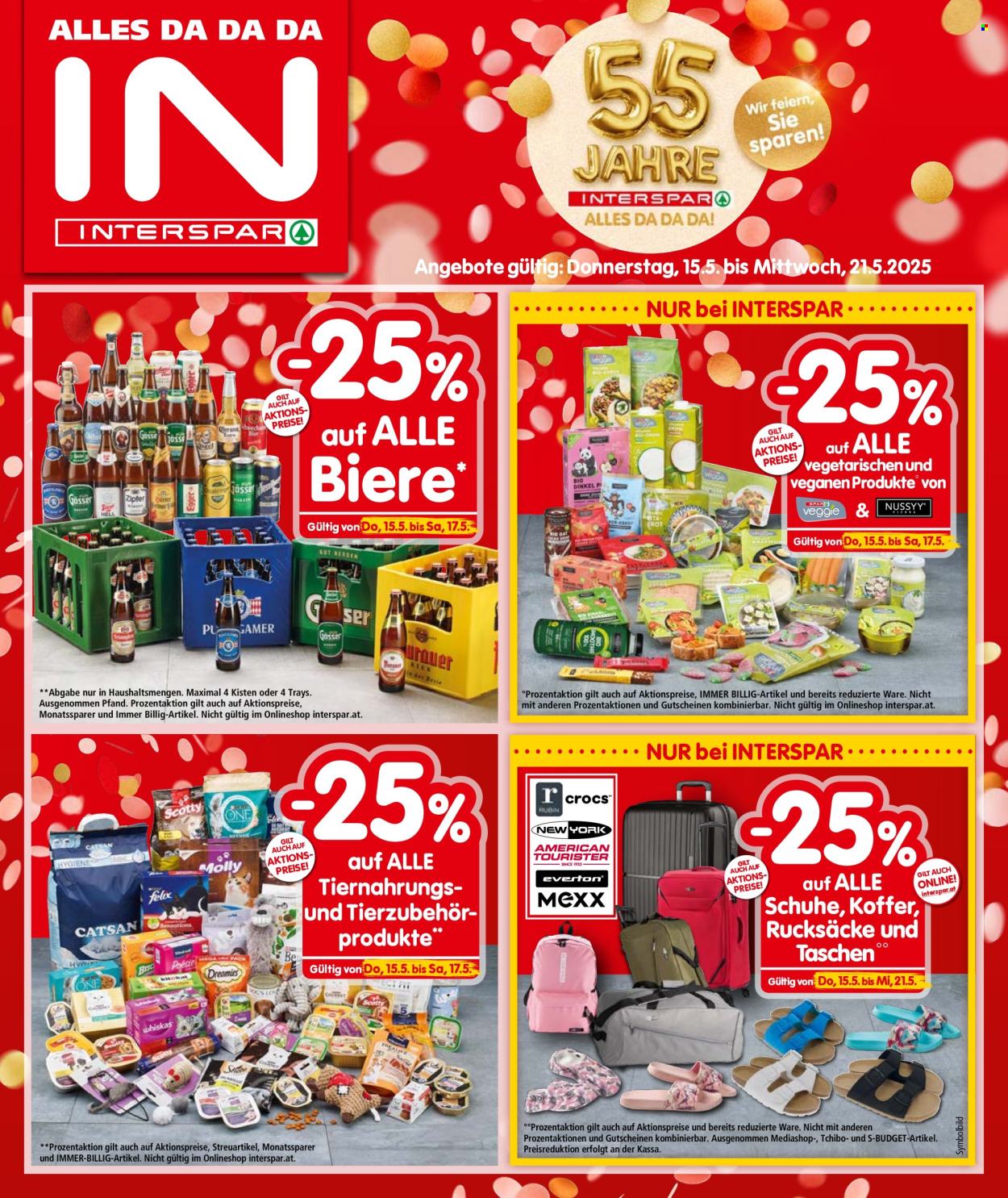 Leták INTERSPAR - 15.5.2025 - 21.5.2025. Strana 1