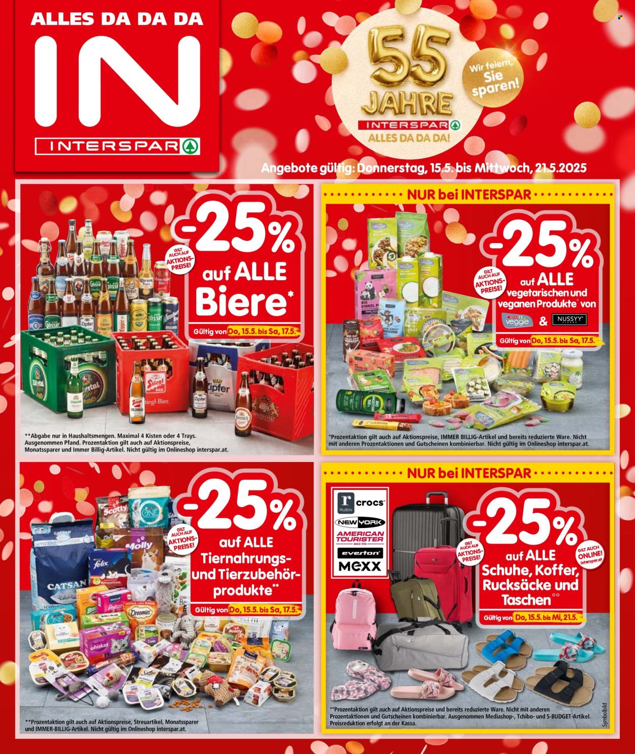 Leták INTERSPAR - 15.5.2025 - 21.5.2025. Strana 1