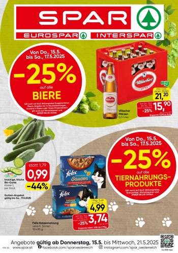 Angebote SPAR - 15.5.2025 - 21.5.2025.