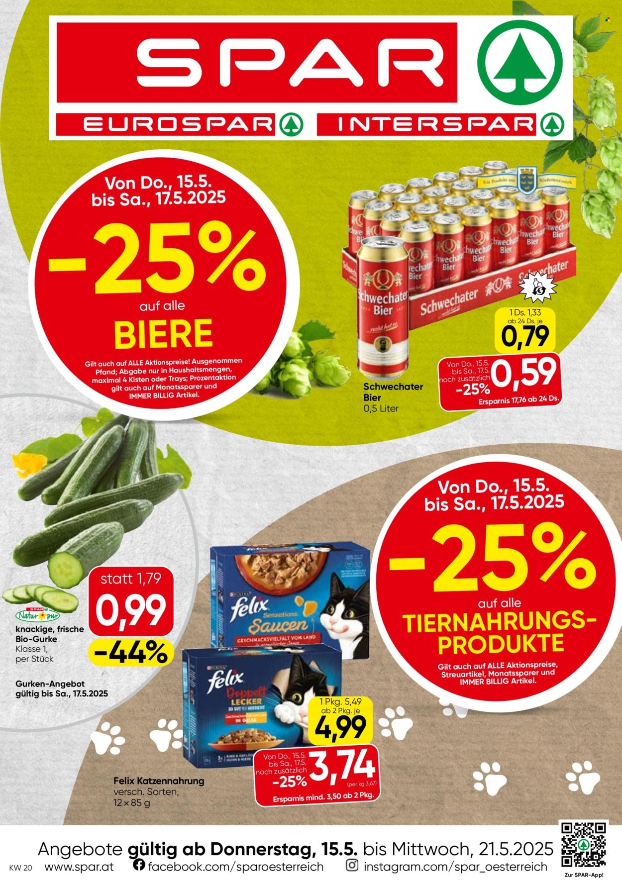 Leták SPAR - 15.5.2025 - 21.5.2025. Strana 1
