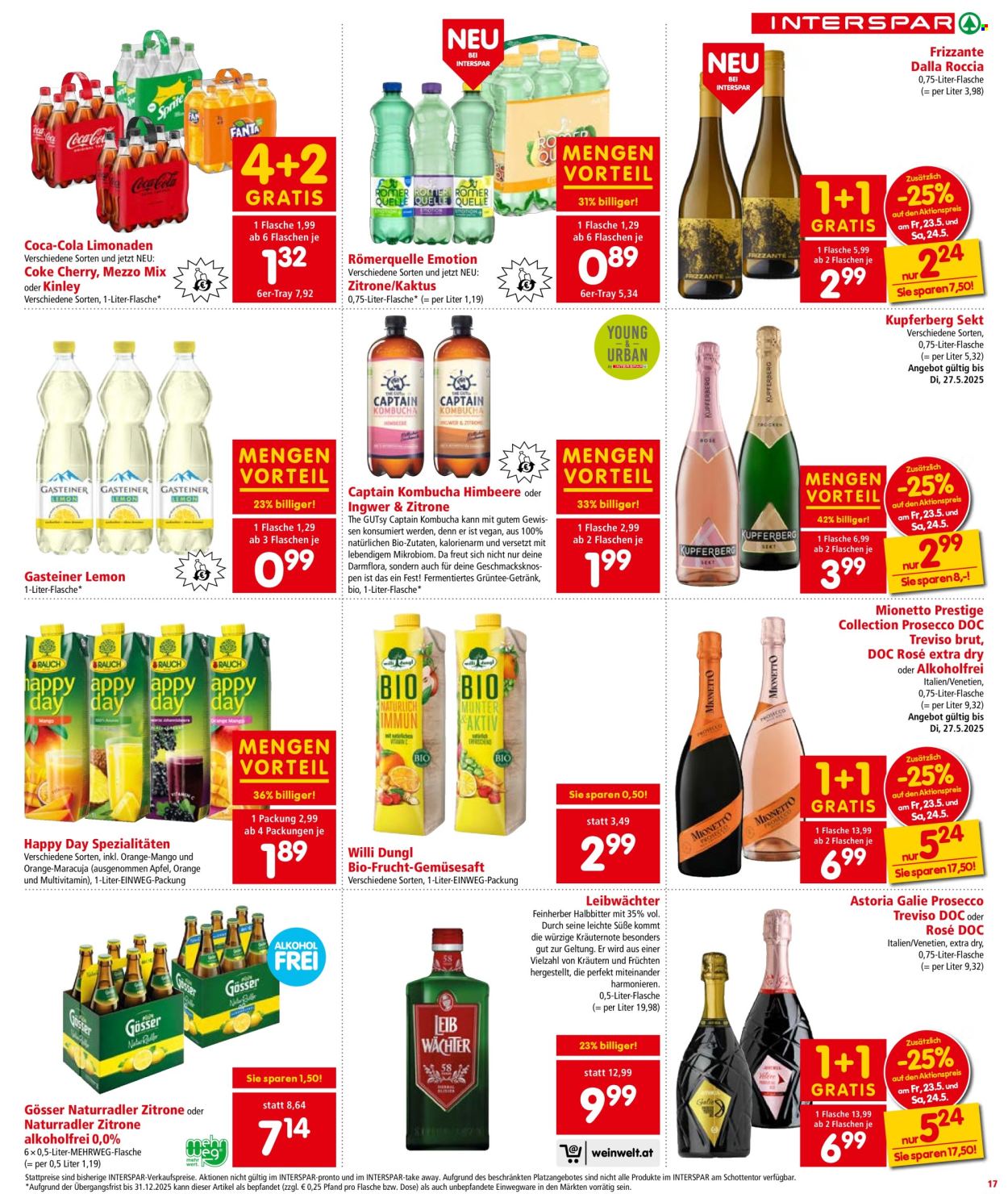 Leták INTERSPAR - 22.5.2025 - 4.6.2025. Strana 17