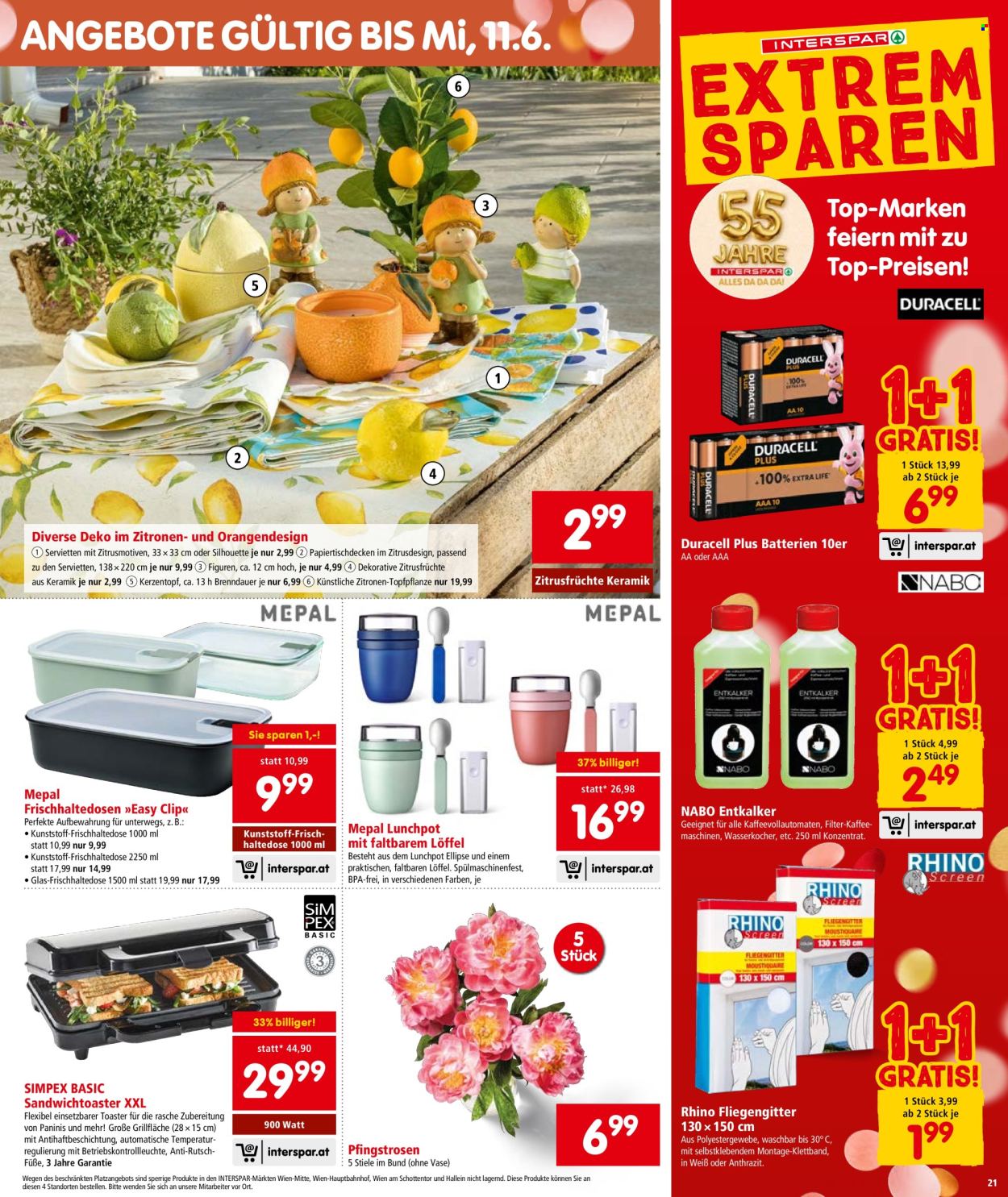 Leták INTERSPAR - 22.5.2025 - 4.6.2025. Strana 21