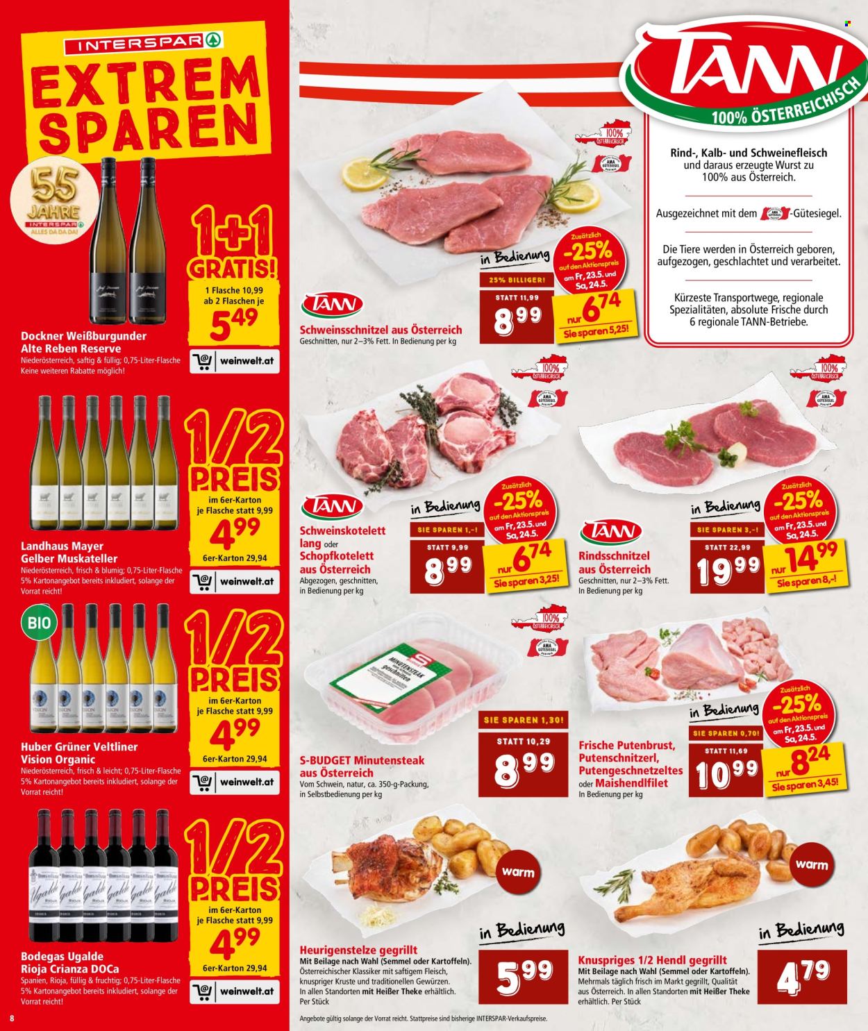 Leták INTERSPAR - 22.5.2025 - 4.6.2025. Strana 9