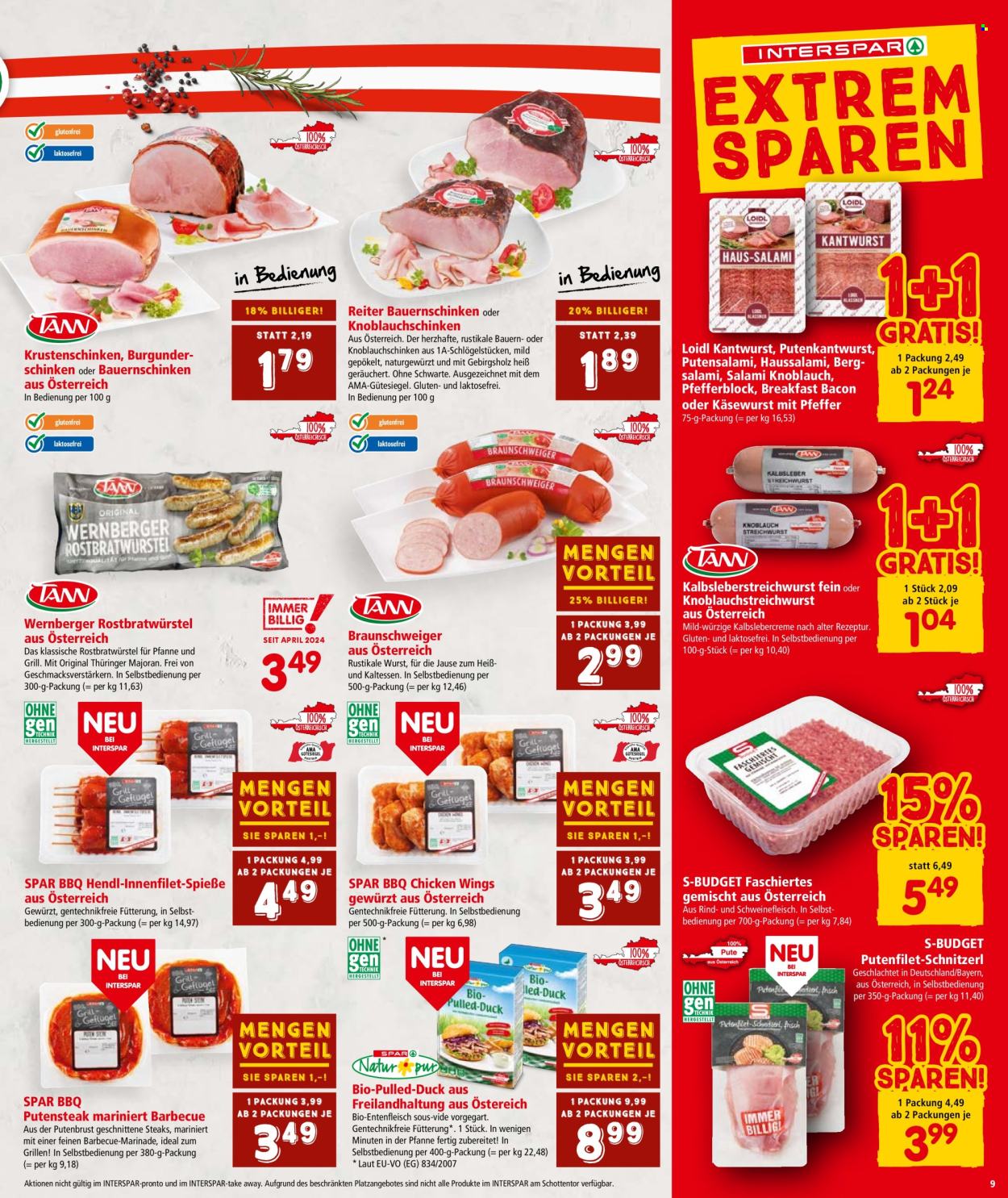 Leták INTERSPAR - 22.5.2025 - 4.6.2025. Strana 10