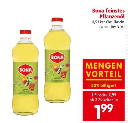 Bona feinstes Pflanzenöl