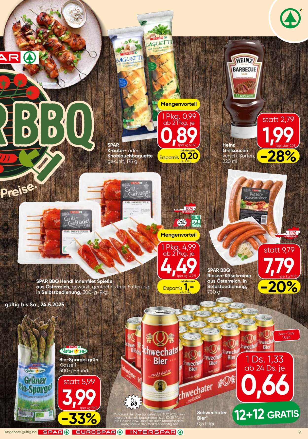 Leták INTERSPAR - 22.5.2025 - 4.6.2025. Strana 9
