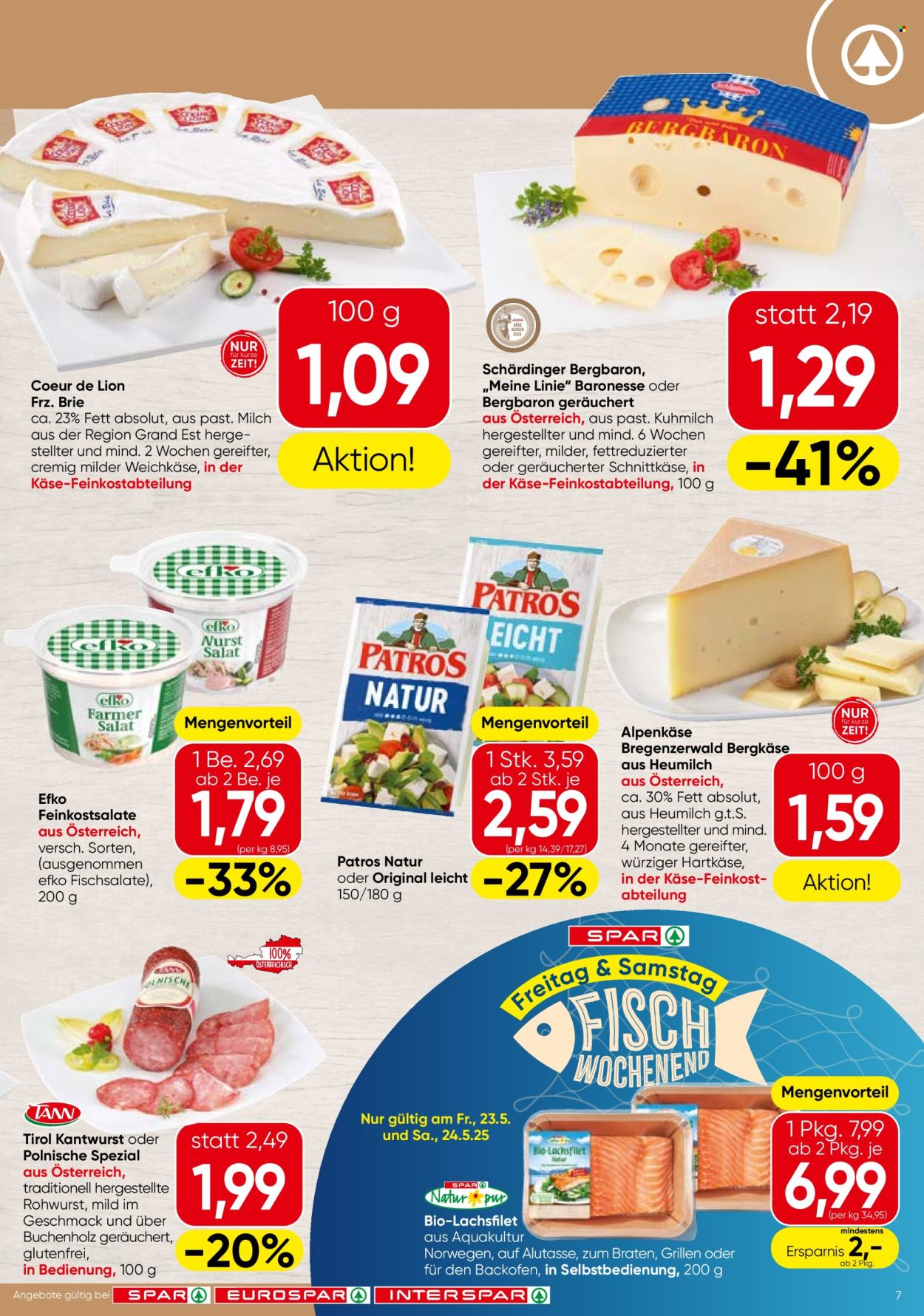 Leták INTERSPAR - 22.5.2025 - 4.6.2025. Strana 7