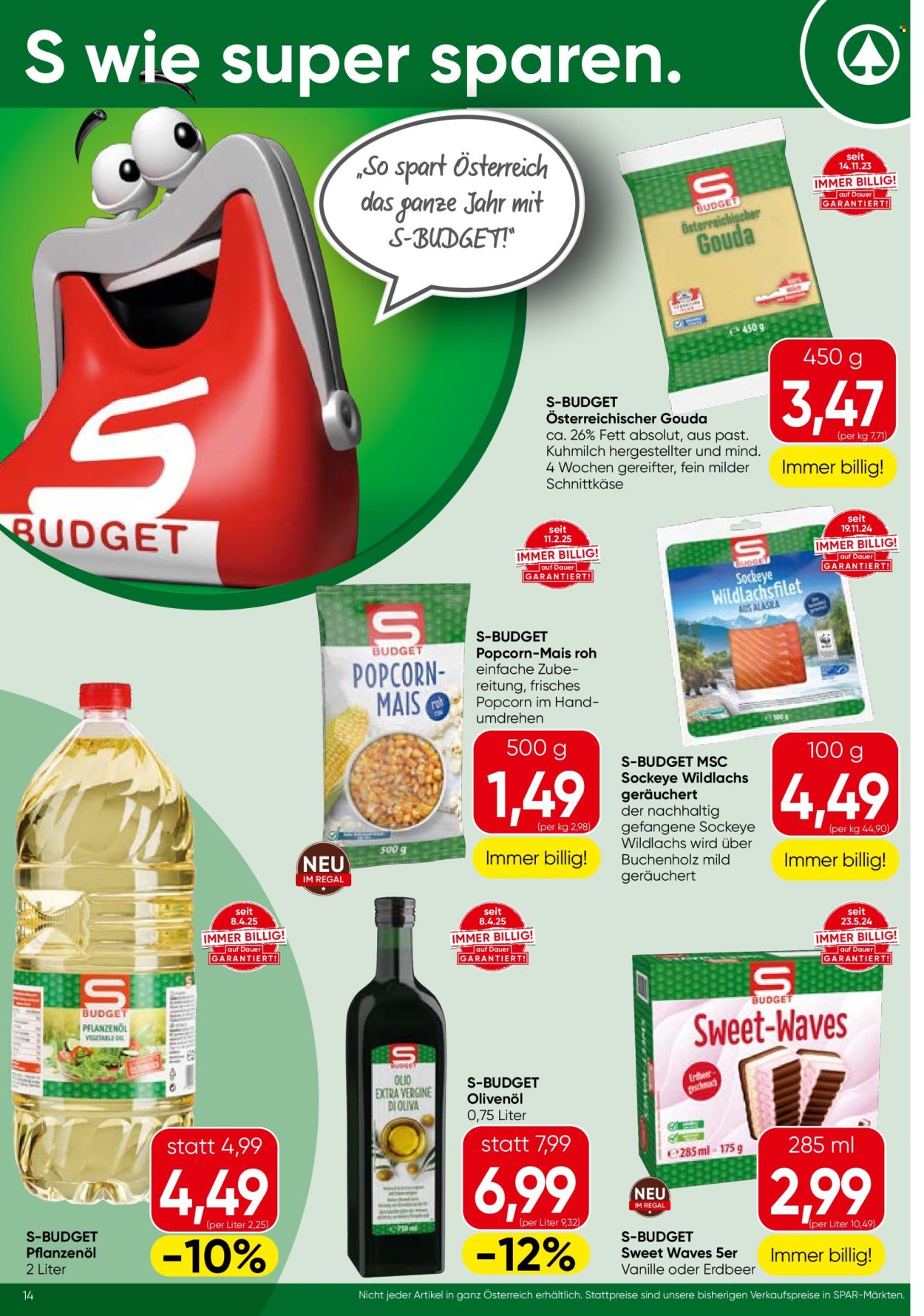 Leták INTERSPAR - 22.5.2025 - 4.6.2025. Strana 14
