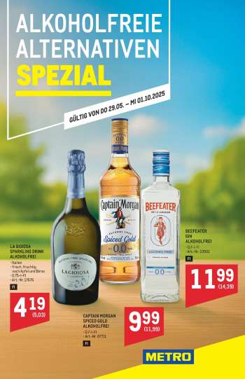 Angebote Metro - 29.5.2025 - 1.10.2025.