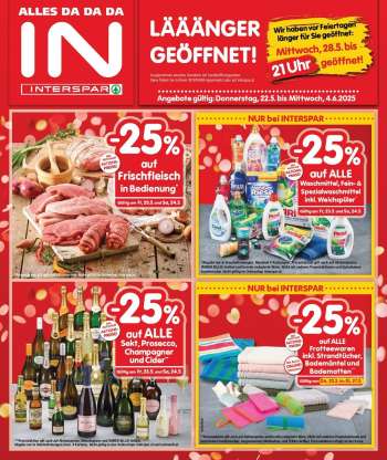 Leták INTERSPAR - 22.5.2025 - 4.6.2025.