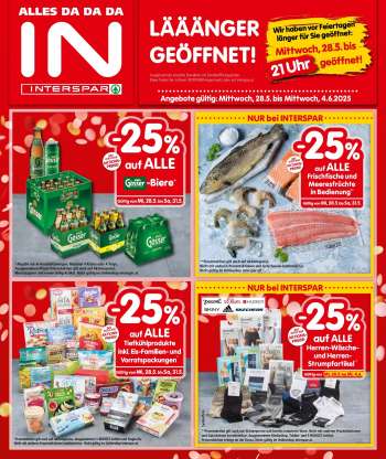 Angebote INTERSPAR - 28.5.2025 - 4.6.2025.