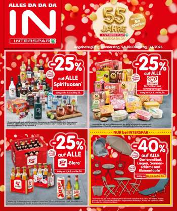 Angebote INTERSPAR - 5.6.2025 - 17.6.2025.