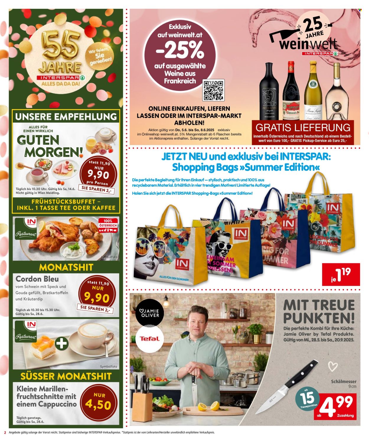 Leták INTERSPAR - 5.6.2025 - 17.6.2025. Strana 2